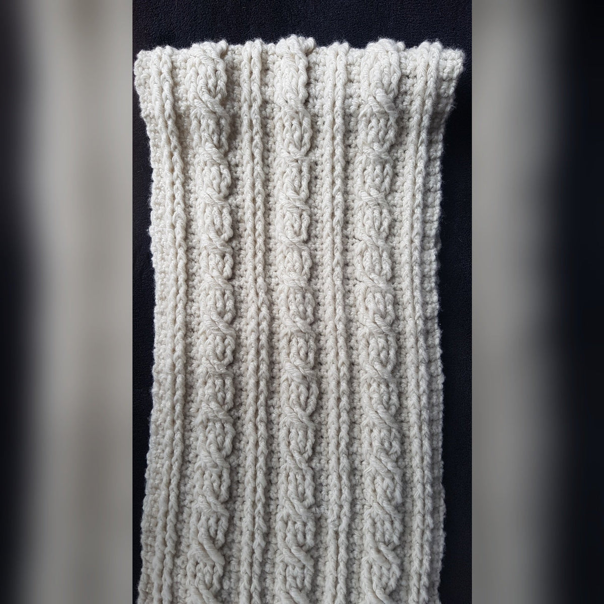 Cabled Scarf Wool2Wear™