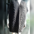 Ruana Cabled Wrap Wool2Wear™